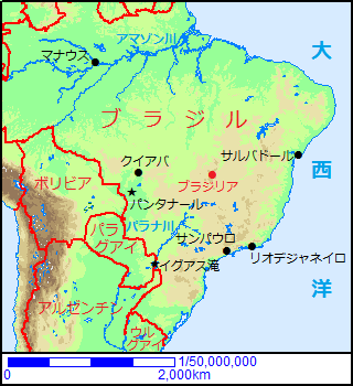 アマゾン 川 地図
