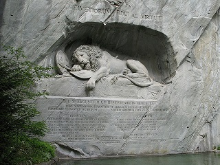 ルツェルン、ライオン記念碑