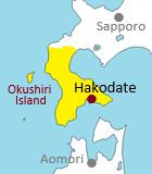 Map of Southern Hokkaido