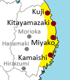 Map of Sanriku Coast