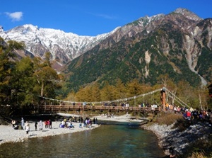 Mountains of Japanese Alps from Kamikochi
