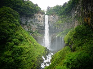 Kegon Falls in Nikko city