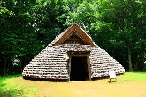 Pit house in Jomon Period