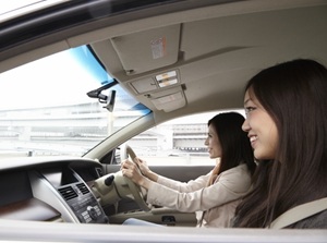 Japanese cars have the steering wheel on the right-hand side