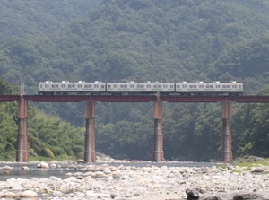 Train of Chichibu Railway
