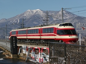 Train of Nagano Electric Railway