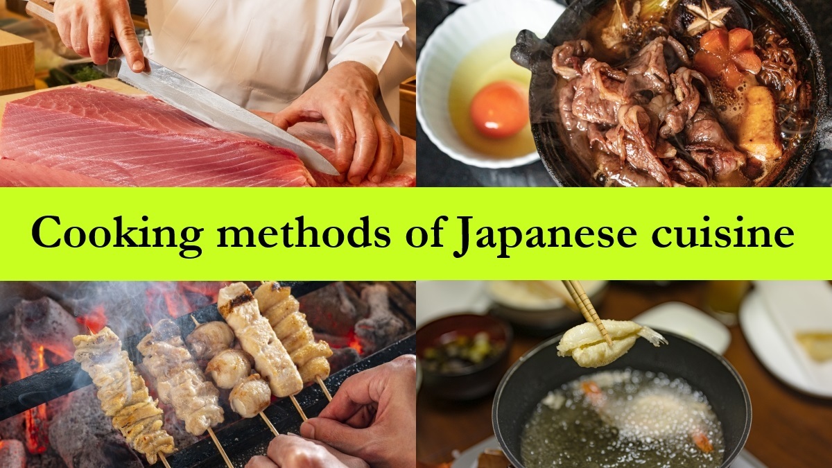 Cooking methods of Japanese cuisine