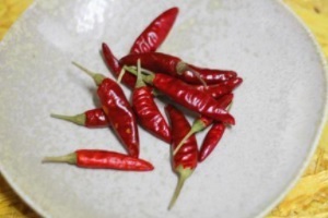 Dried red pepper