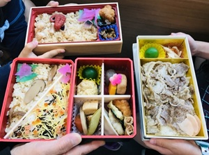 Various bentos