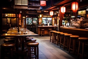 Inside of an Izakaya