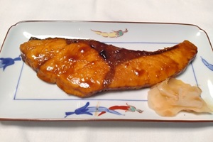 Teriyaki of yellowtail