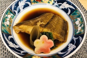 Simmered flatfish