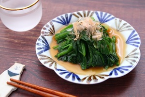 Ohitashi of spinach