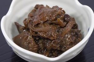 Tsukudani of shellfish