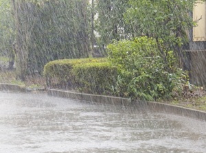 Heavy rain